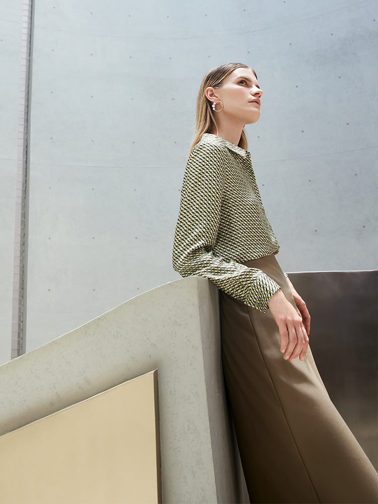 14 MM Silk Printed Shirt GOELIA