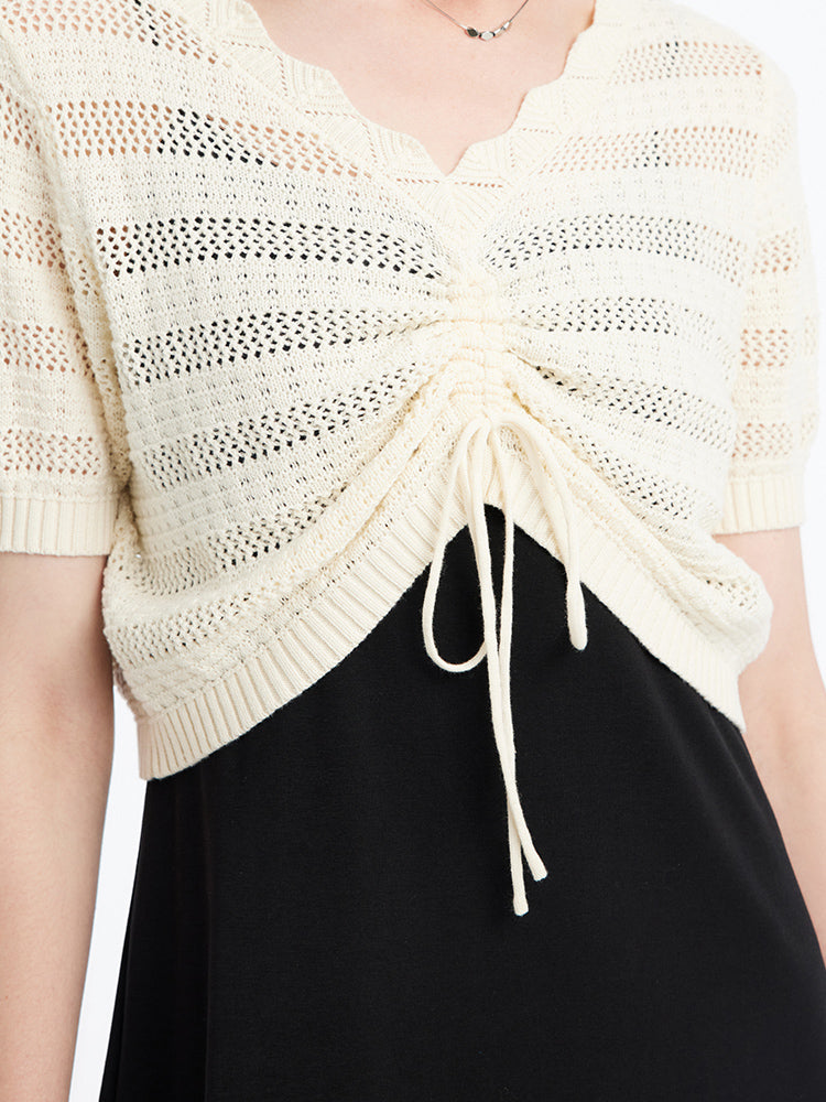 Knitted Hollow Top GOELIA
