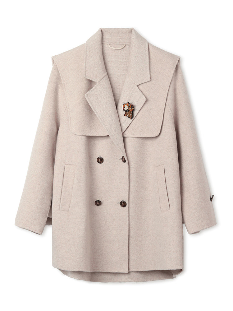 Woolen Double-Layer Coat GOELIA