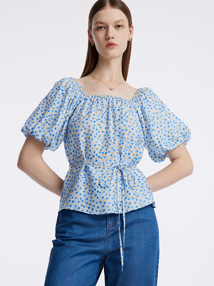 16.5 Momme Silk Woven Blouse GOELIA
