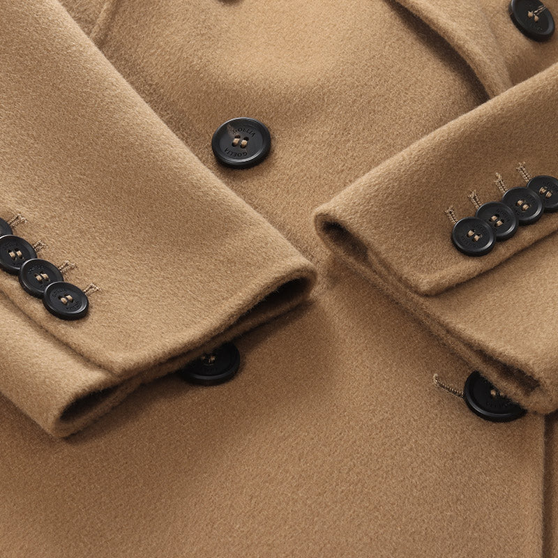 Cashmere Double Woolen Coat GOELIA