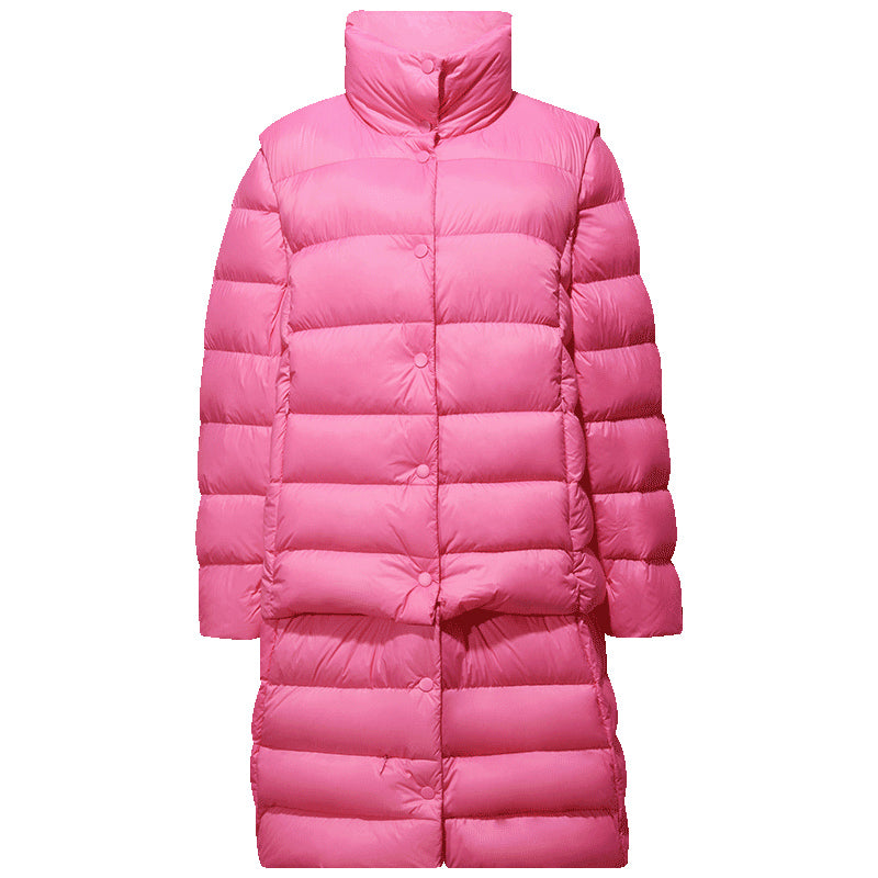 Removable Multiple Threading Goose Down Coat GOELIA