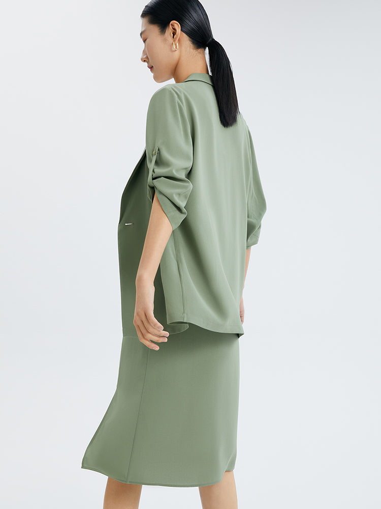Acetate Straight Blazer GOELIA