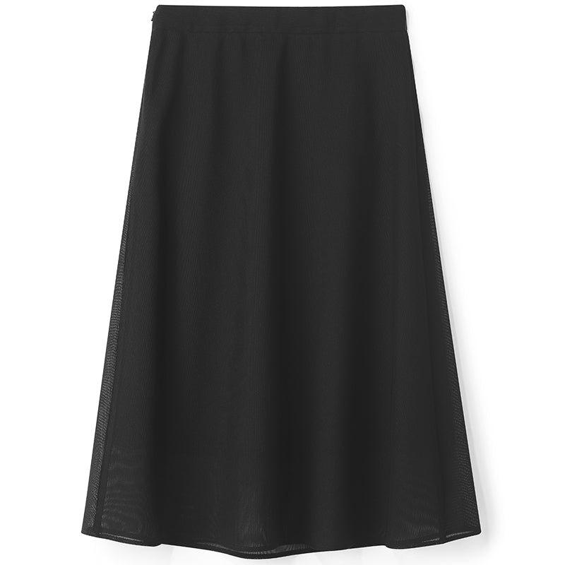 Triacetate Mesh A-Line Skirt GOELIA