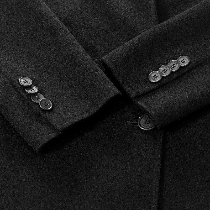 Double-Breasted Cashmere Double Woolen Coat GOELIA