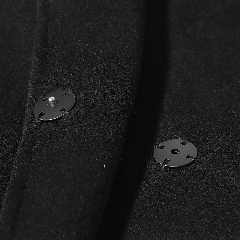 Silk Wool Mid-length Reversible Tweed Coat GOELIA