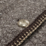 Brown Wool Tweed Jacket GOELIA